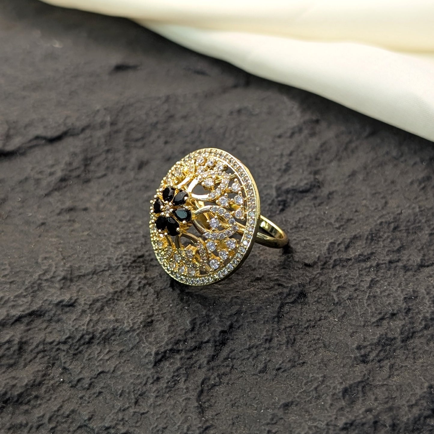 Blush Orchid Zircon Ring
