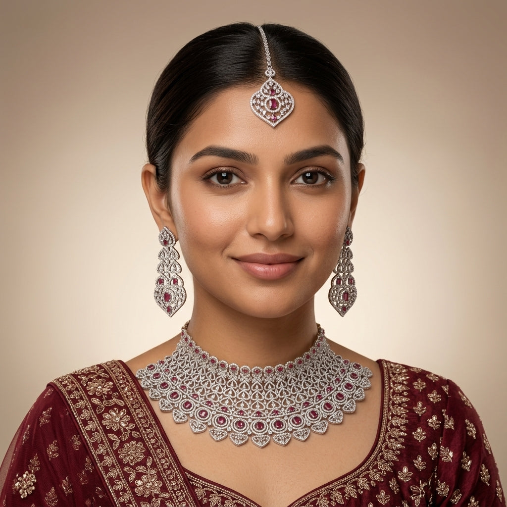 Countess Bridal Zircon Necklace Set