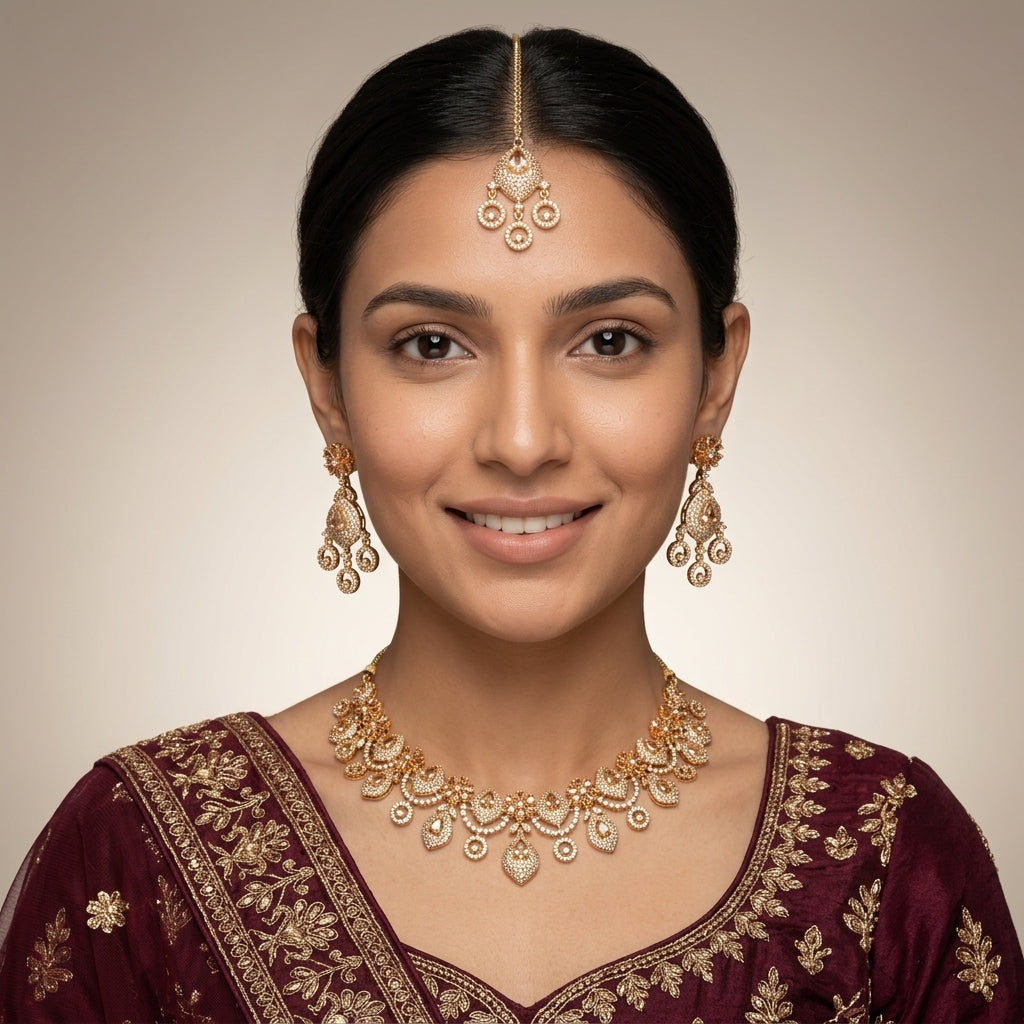 Regent Bridal Zircon Necklace Set