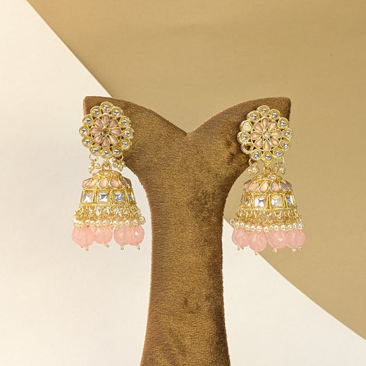 Classic Kundan Jhumkis