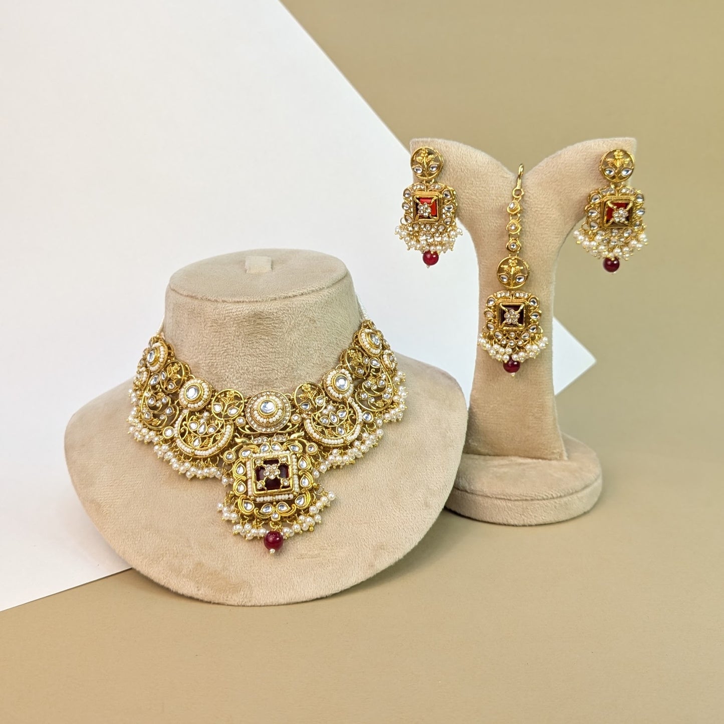 Rani Haar Kundan Necklace Set