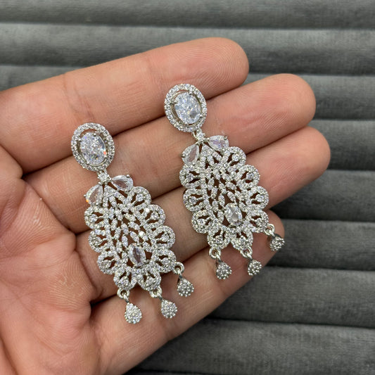 LUMINA VINE ZIRCON EARRINGS