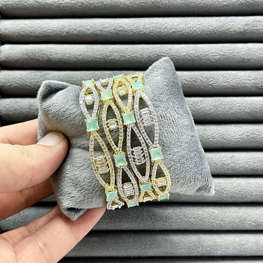 MARQUISE FLORA ZIRCON BANGLES