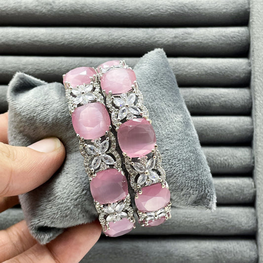 REGAL CUSHION ZIRCON BANGLES