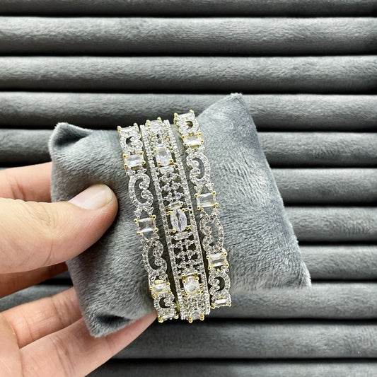 SCROLLWORK HERITAGE ZIRCON BANGLES