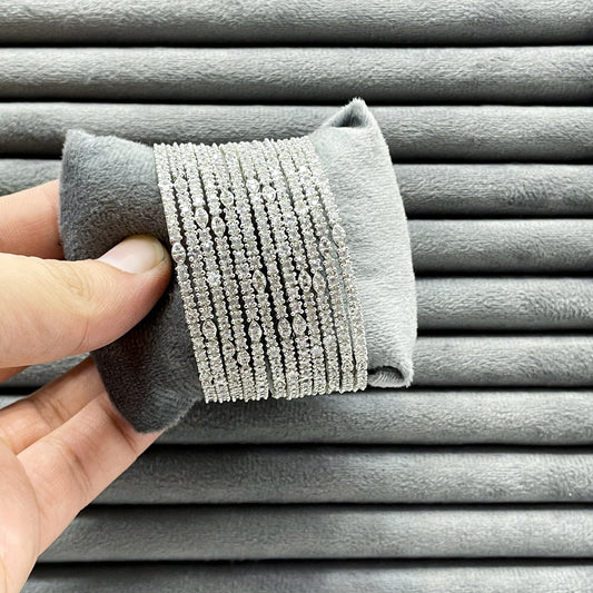 CELESTIAL ORB ZIRCON BANGLES