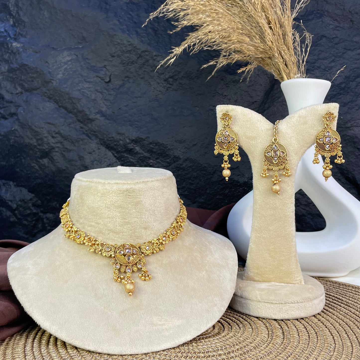 RAJWARI ETERNAL MANDALA NECKLACE SET