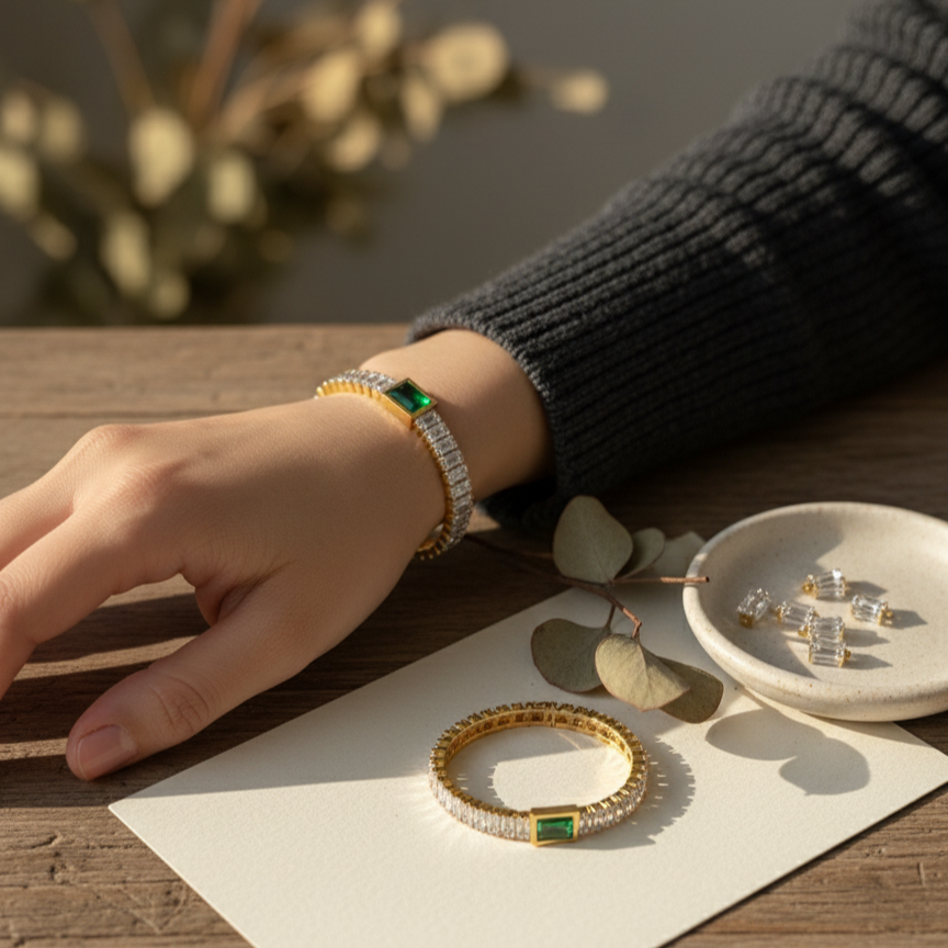 The Green Halo Bracelet