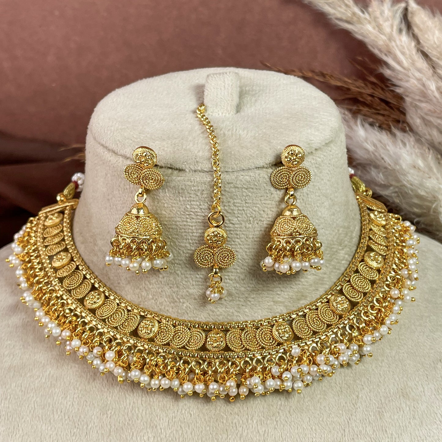 Celestial Copper Necklace Set