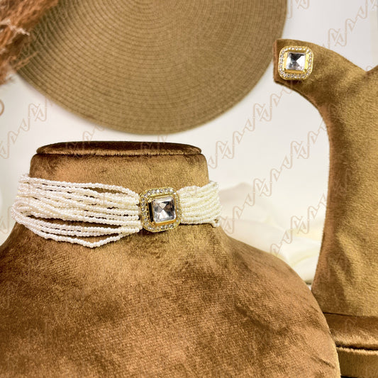 Pure Pearl Kundan Choker