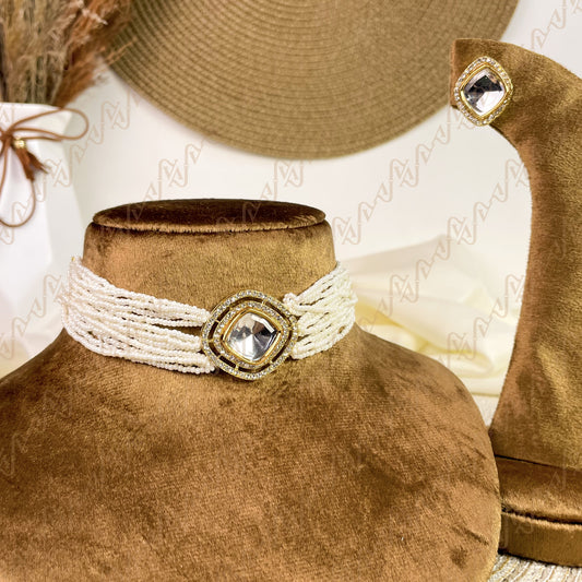 Grand Pearl Kundan Choker