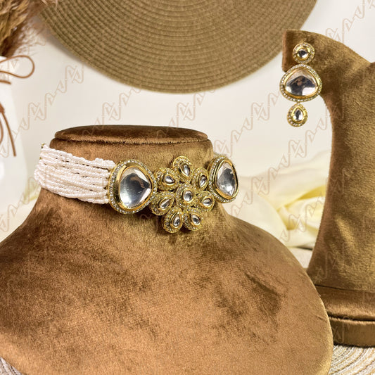 Floral Grace Kundan Choker