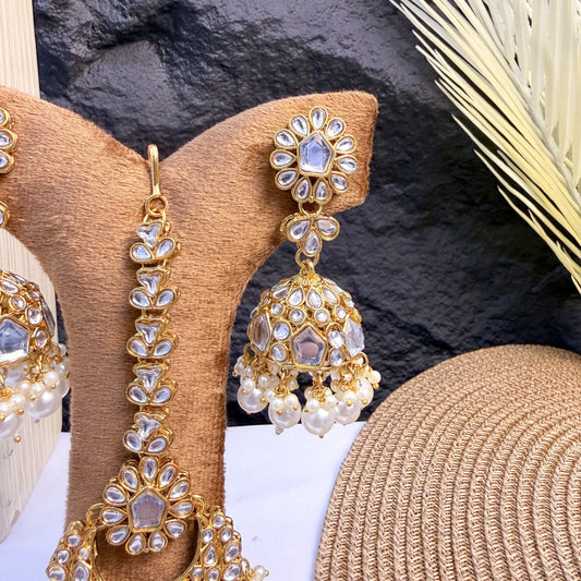 IVORY HALO KUNDAN