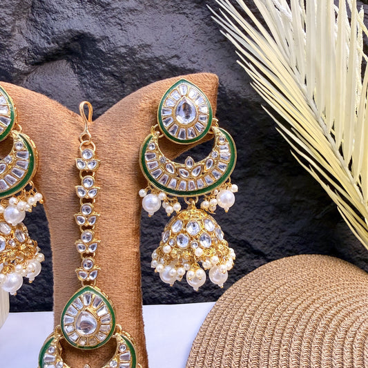PEARL CRESCENT KUNDAN