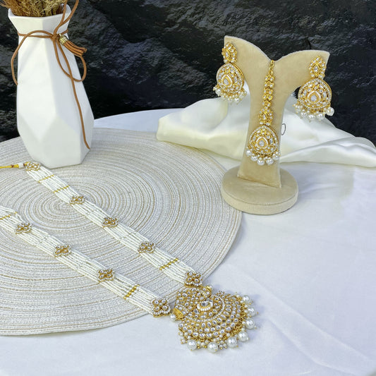 CRESCENT KUNDAN HARAM MALA