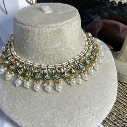 ELITE MANDALA DROP KUNDAN NECKLACES