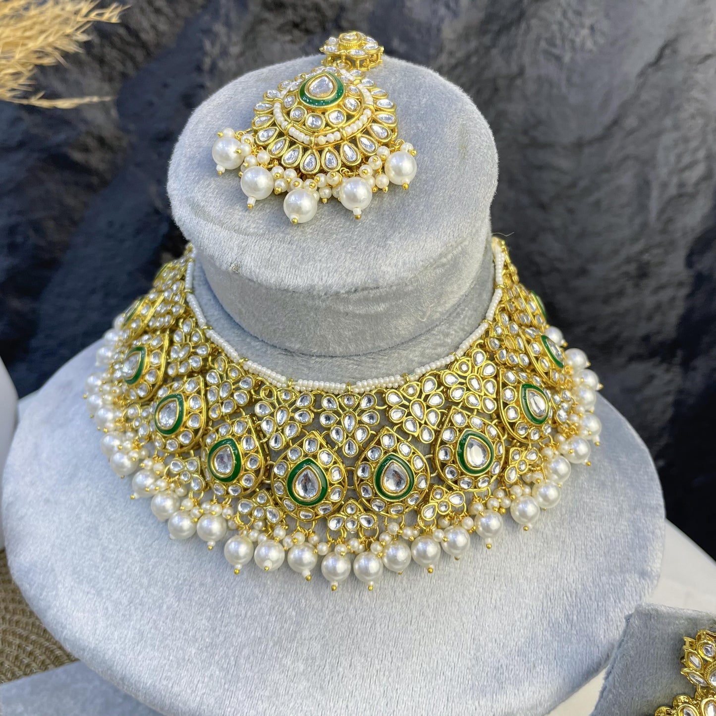 ETHEREAL FLORAL BLOOM KUNDAN NECKLACES