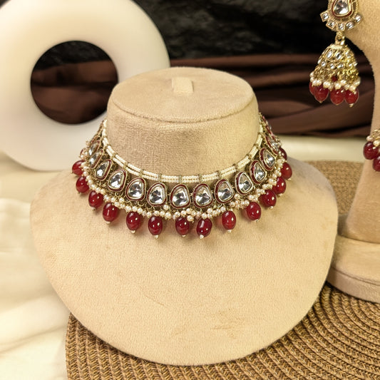Antique imperial filigree kundan necklace