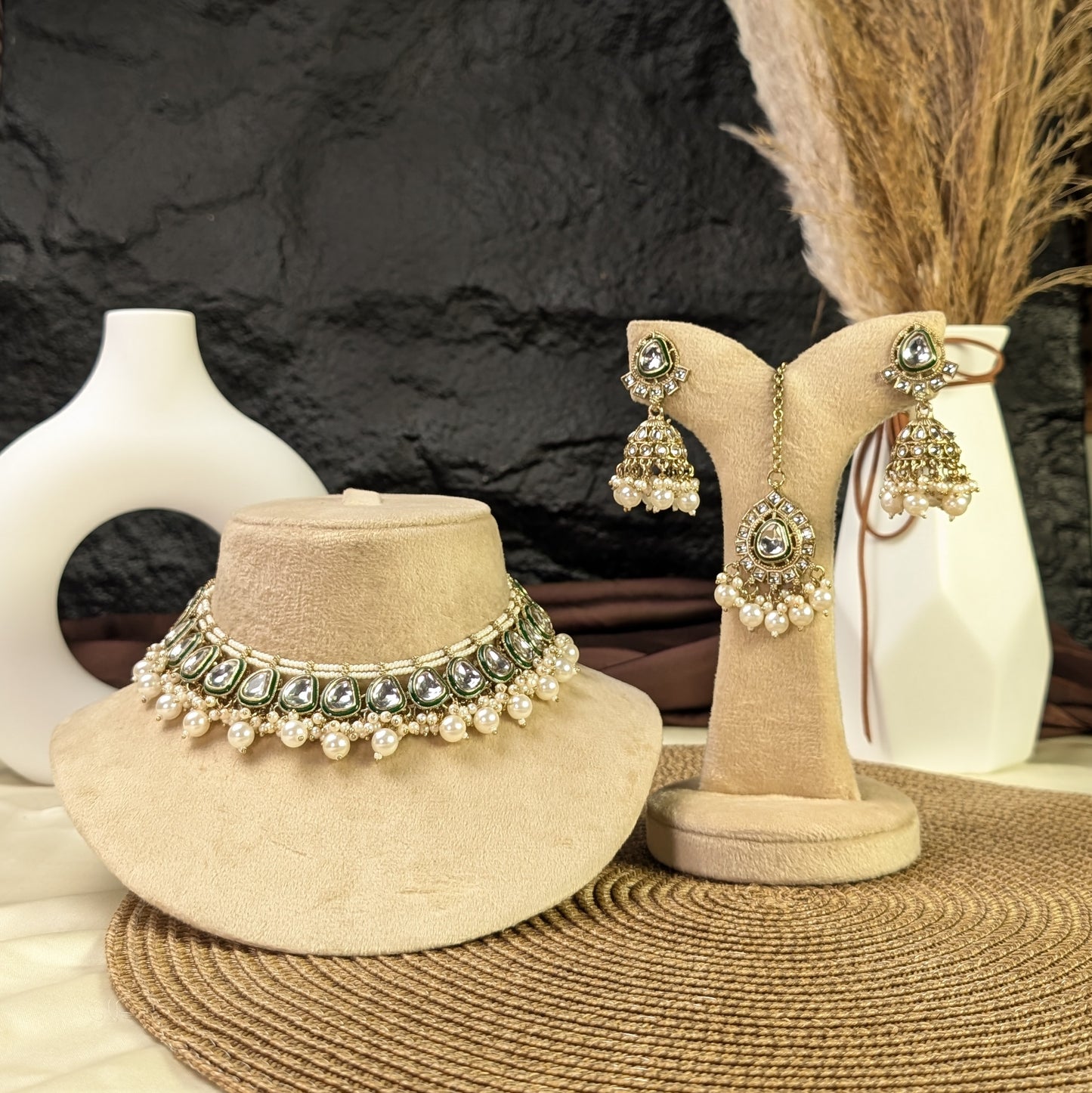 Antique imperial filigree kundan necklace