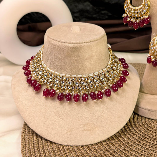 Royal medallion kundan necklace