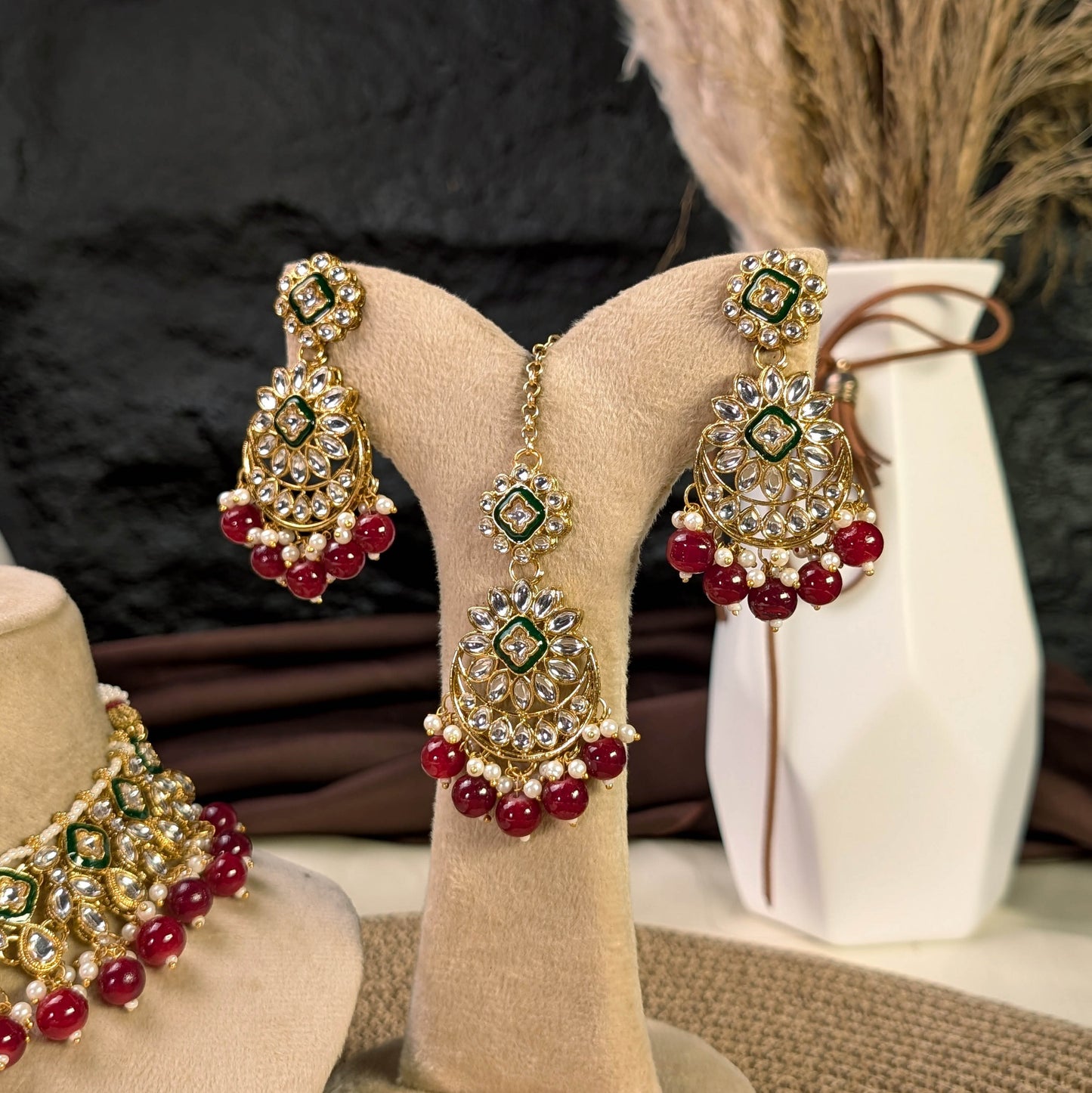 Mughal filigree kundan necklace