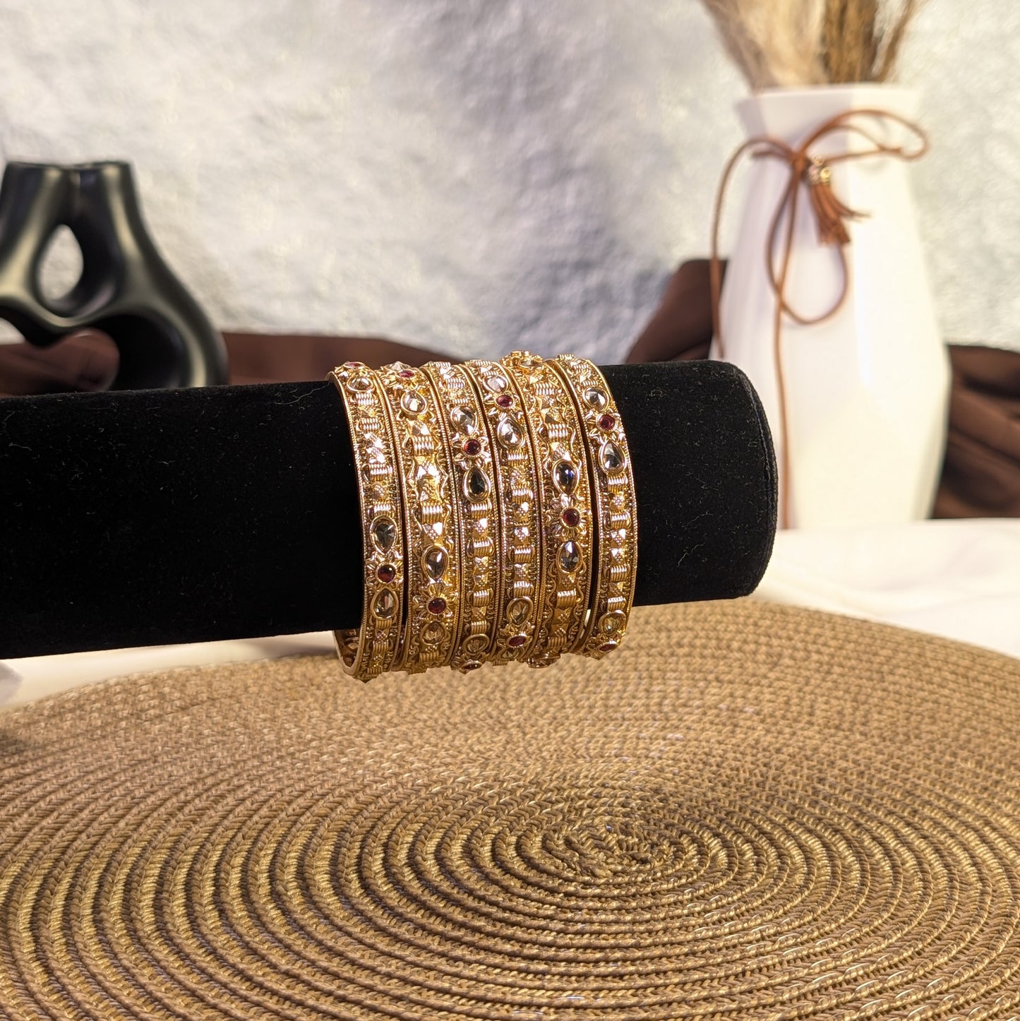 Harit Mani Rajwari Bangles