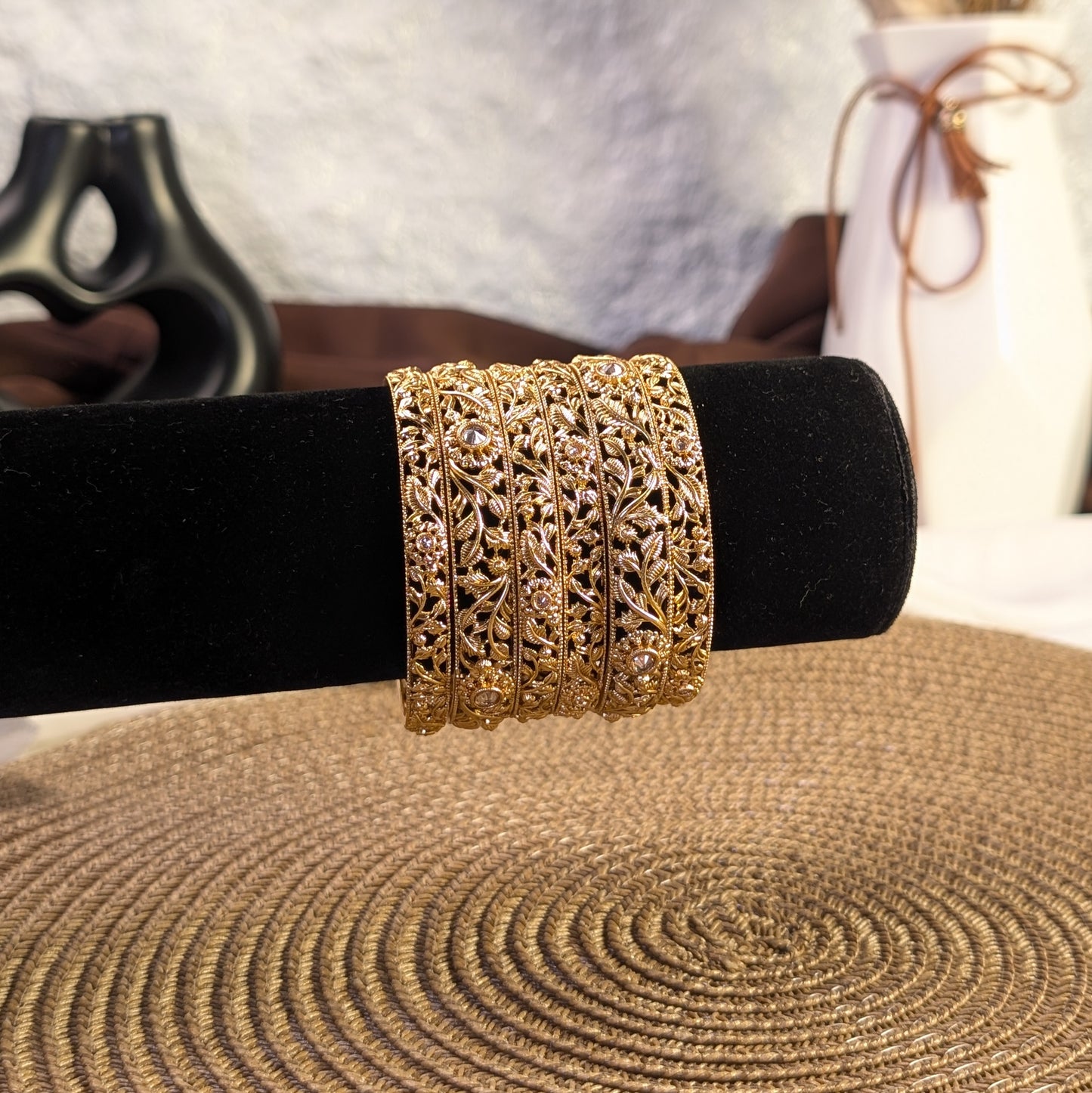 Emerald Valli Rajwari Bangles