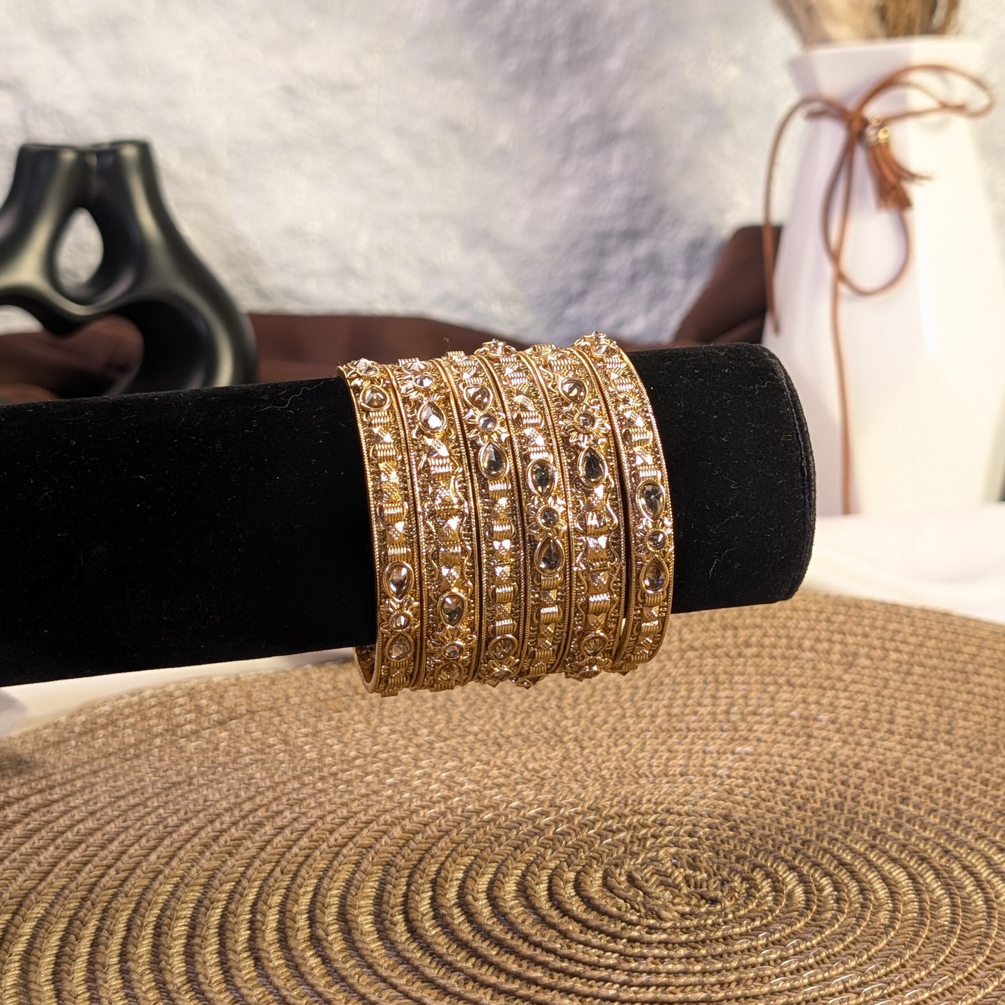 Chandrani Polki Rajwari Bangles