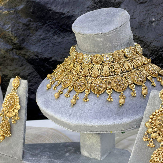 NOOR-E-SHAHI - RAJWARI BRIDAL SET