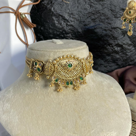 MAYUR PANKH RAJWARI CHOKER