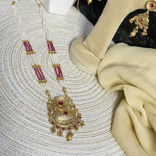 REGAL RAJWARI DOMED PEARL MALA