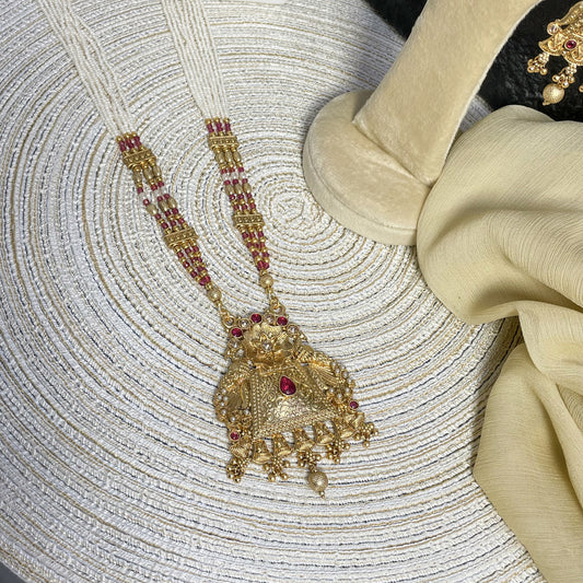 MAJESTIC RAJWARI PYRAMID PEARL MALA