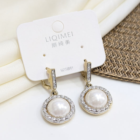 LUSTROUS HALO EARRINGS