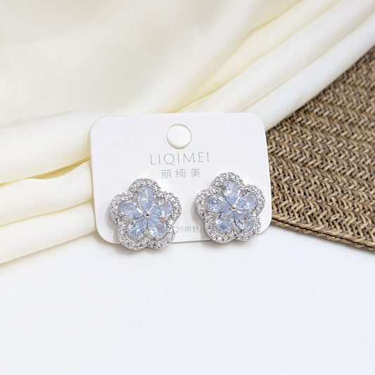 ICED FORGET ME NOT EARRINGS