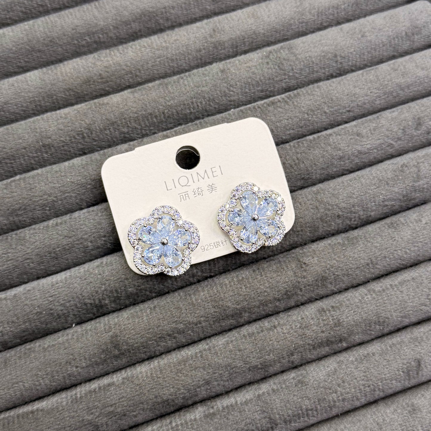 ICED FORGET ME NOT EARRINGS