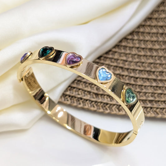 Rainbow Heart Handcuff