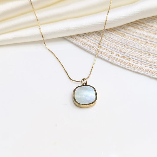 White Cushion Locket