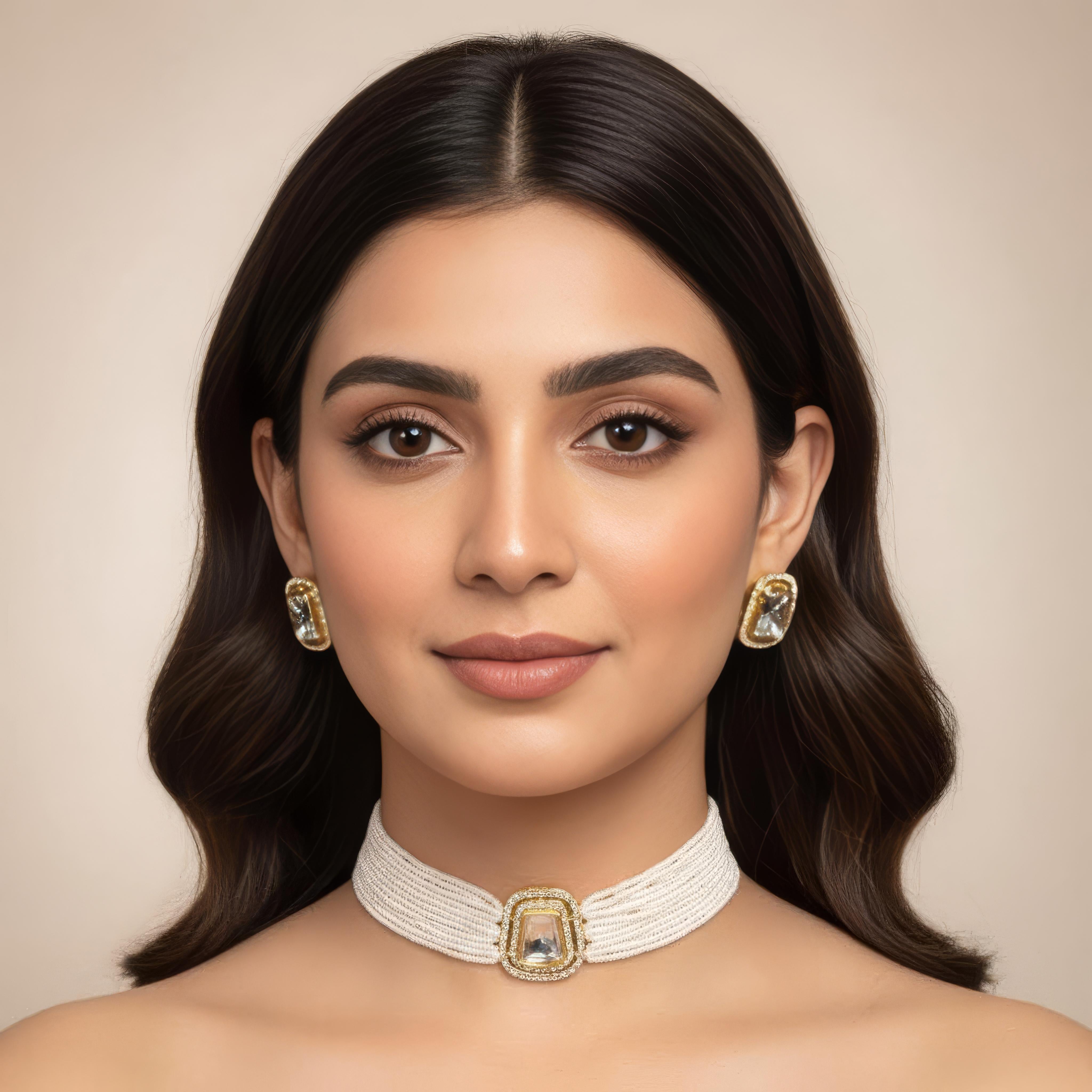 Artificial Choker Necklaces Pakistan | Kundan Rajwadi Chokers ...