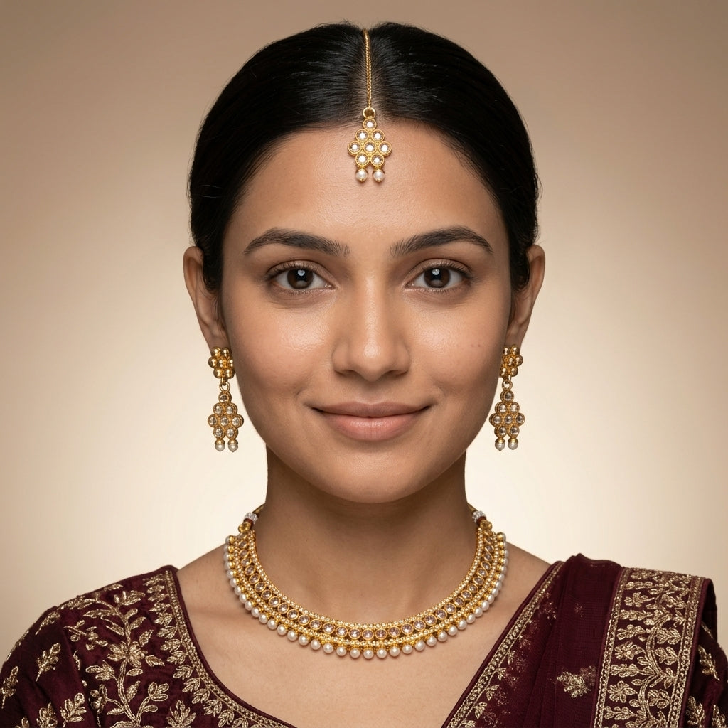 Heritage Charm Copper Necklace Set