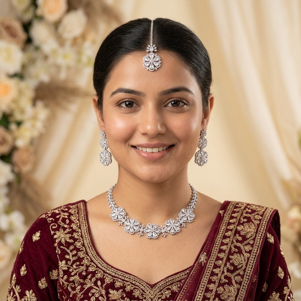 Vivienne Zircon Necklace Set