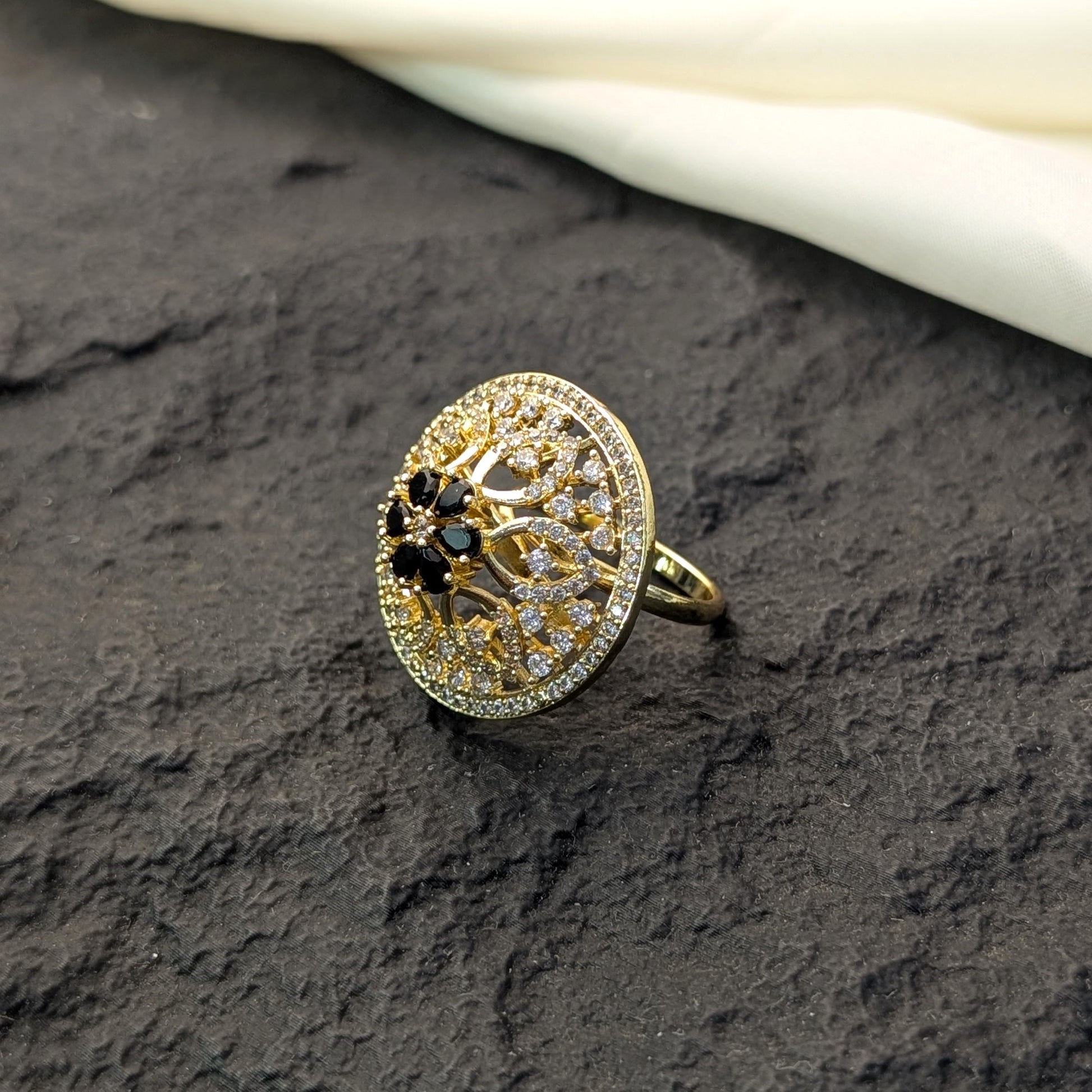 Blush Orchid Zircon Ring