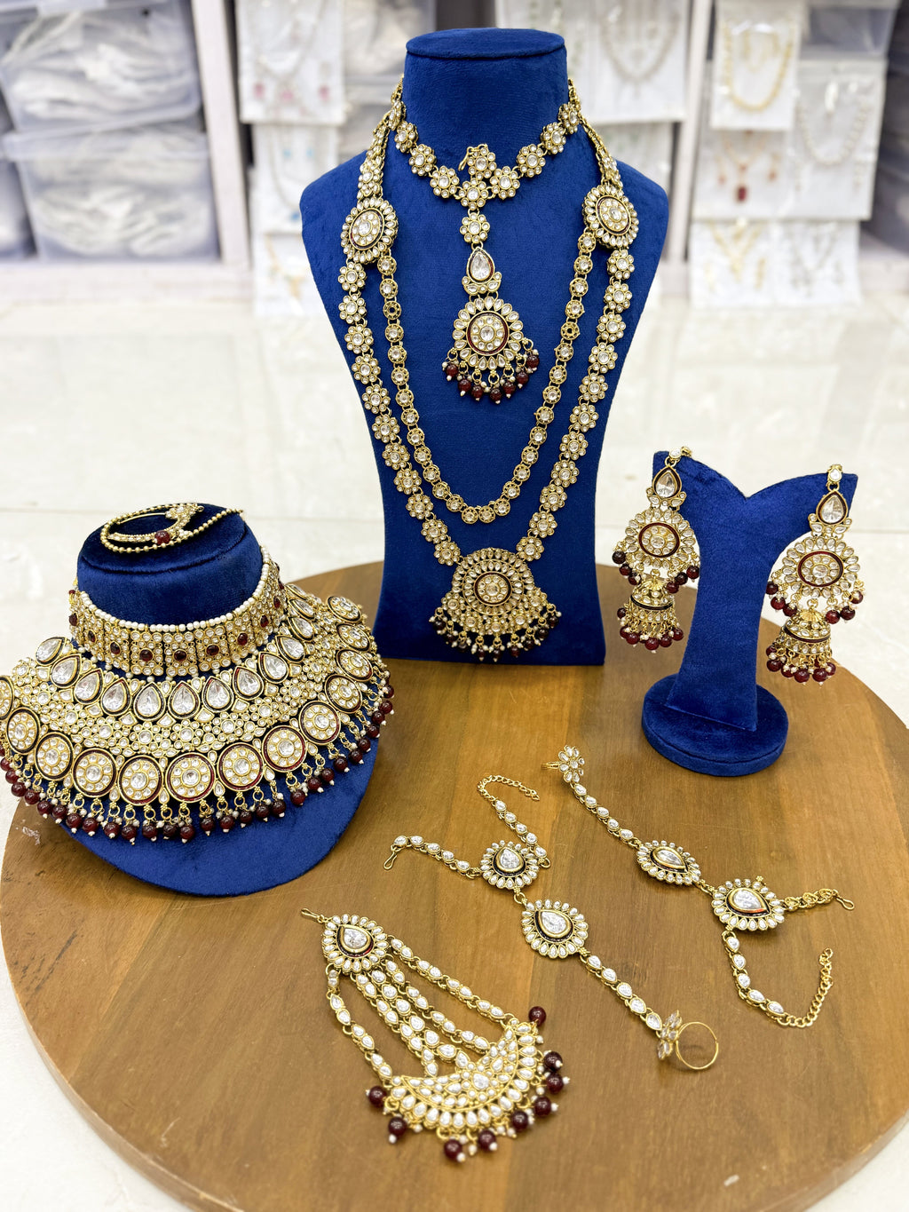 MAHARANI HANSLI KUNDAN SET