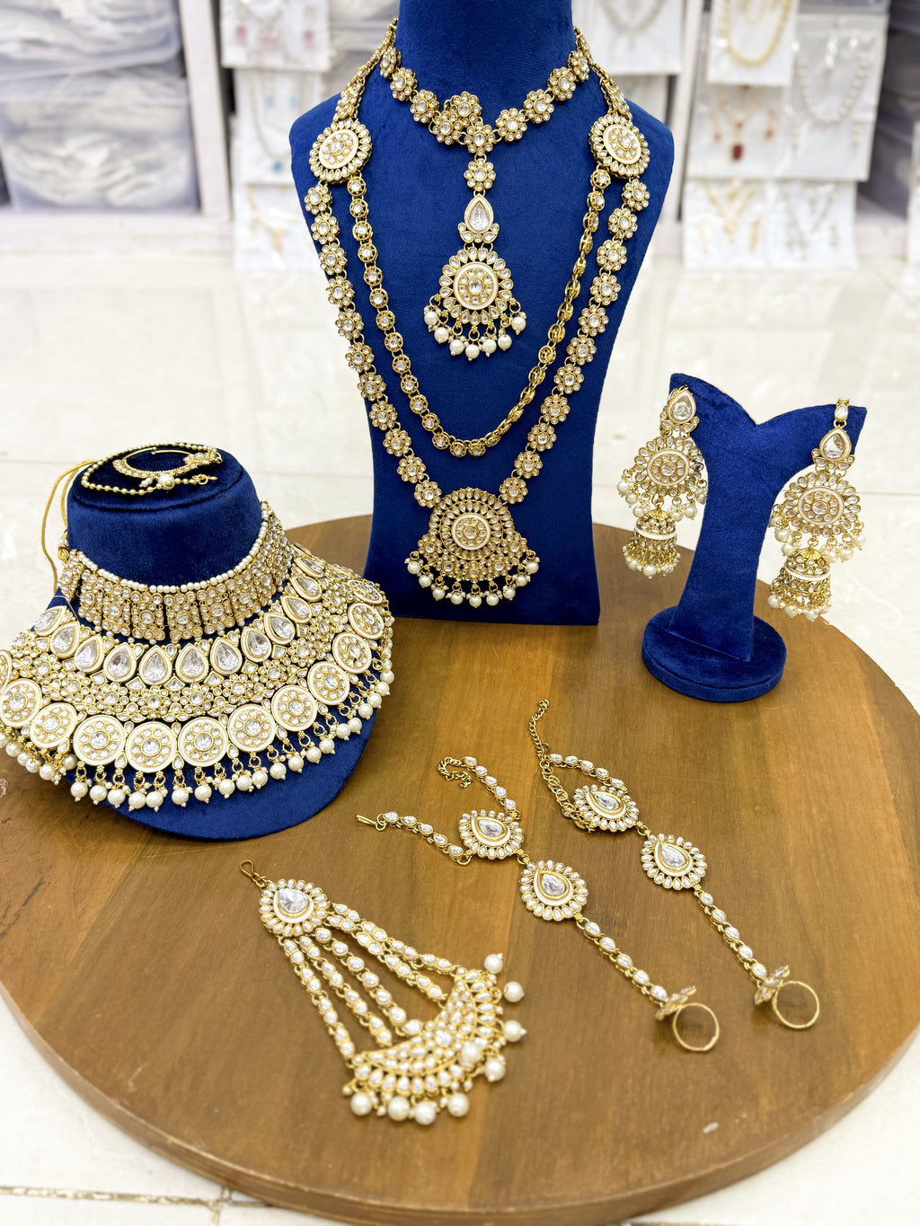 MAHARANI HANSLI KUNDAN SET