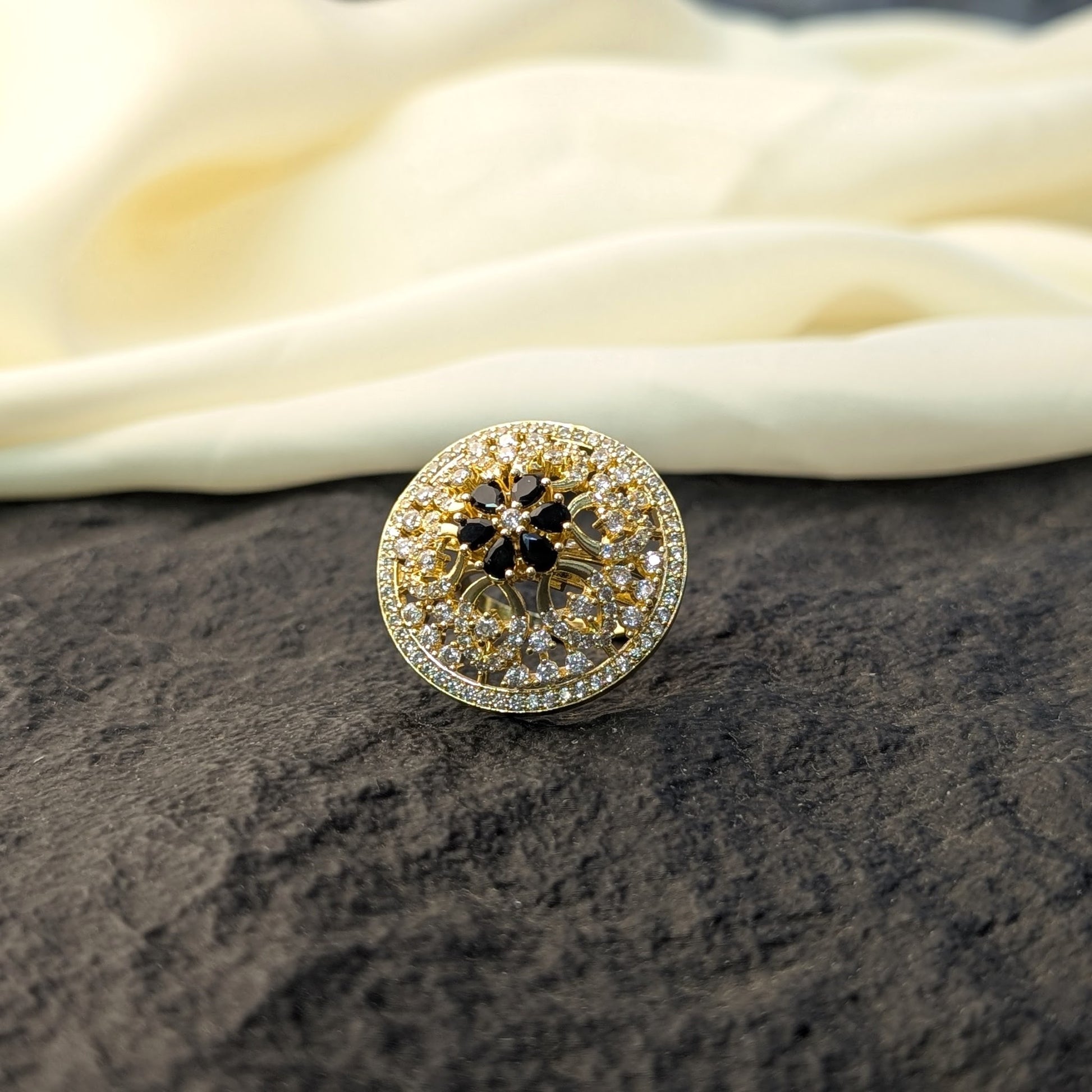 Blush Orchid Zircon Ring