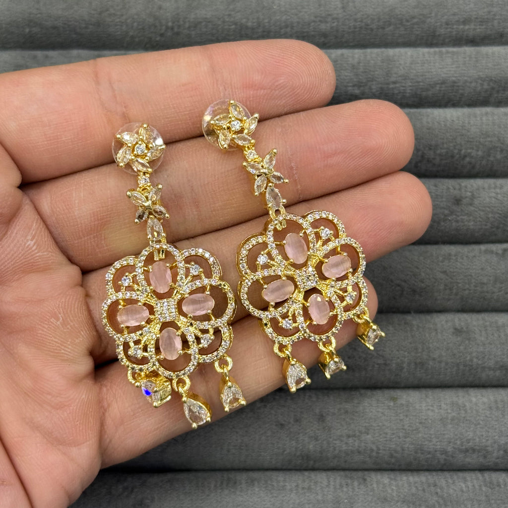 GARDEN RHAPSODY ZIRCON EARRINGS