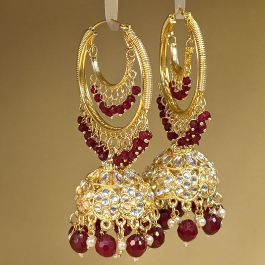 Royal Kundan Jhumkis