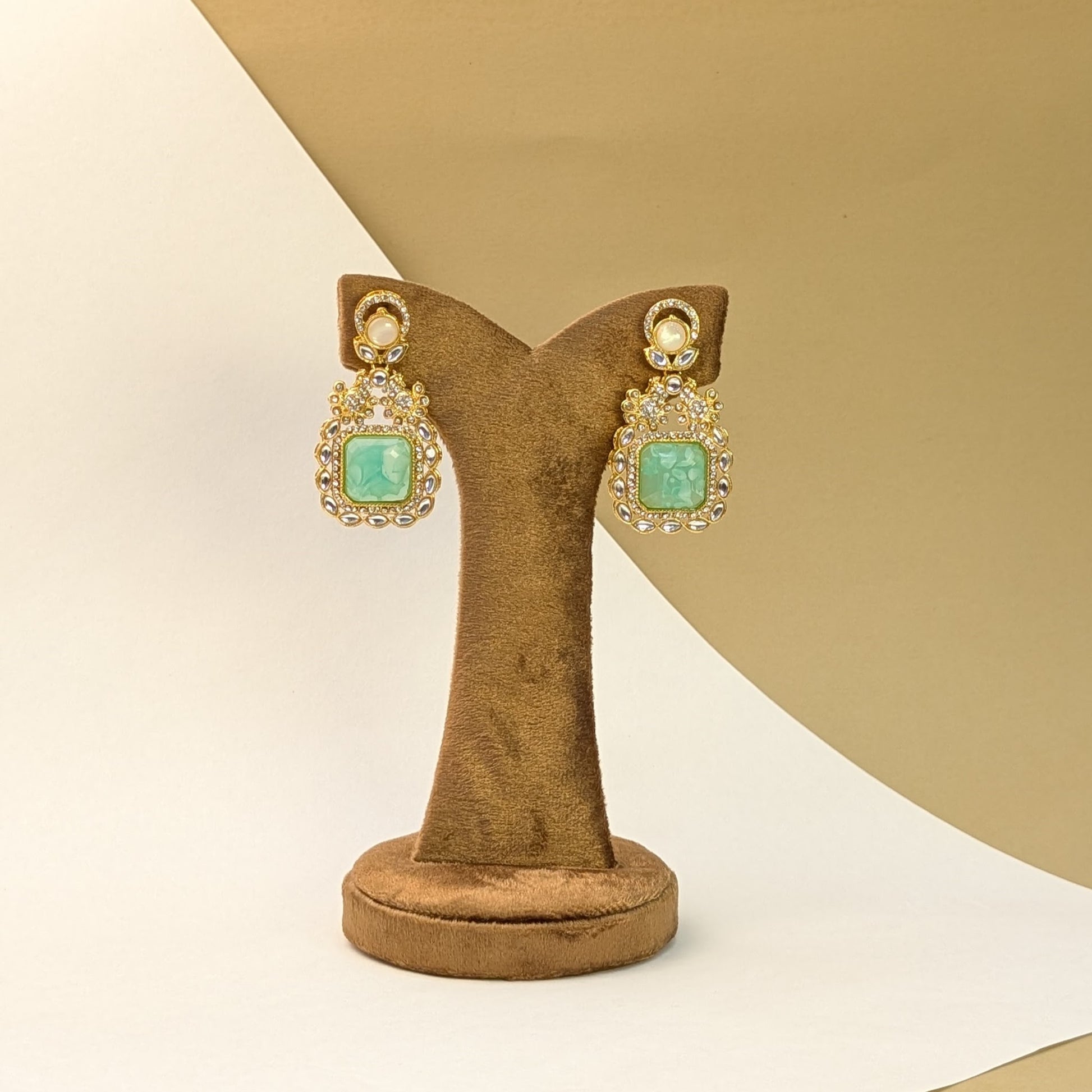 Ruby Kundan Earrings