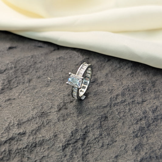Blush Bloom Zircon Ring