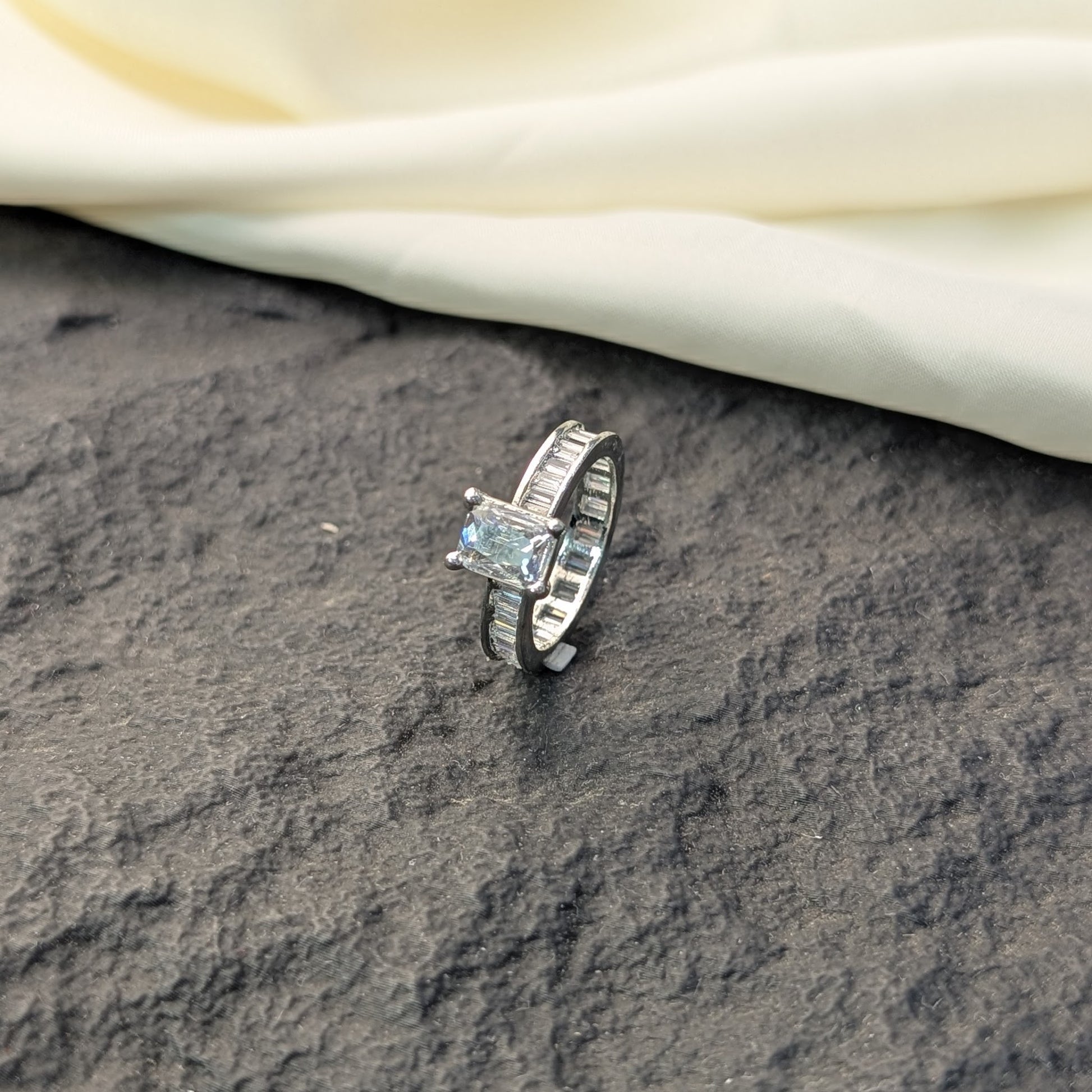 Blush Bloom Zircon Ring