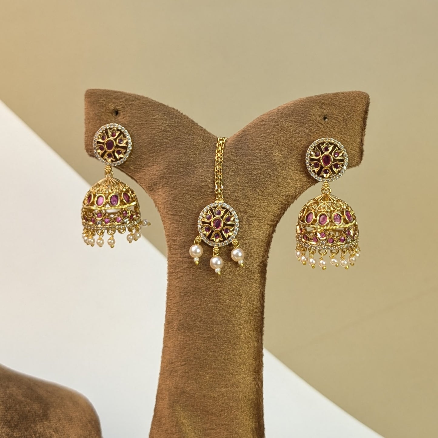 Manga Mango South Indian Rajwadi Necklace Set
